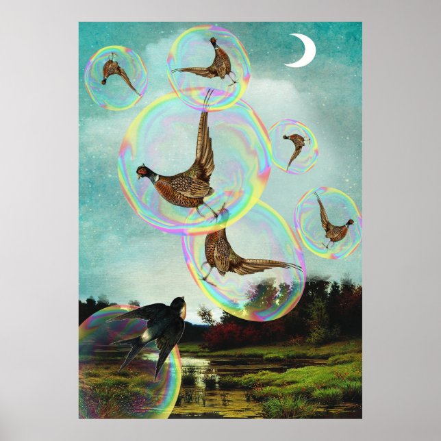 Poster Presas em bolhas (Frente)