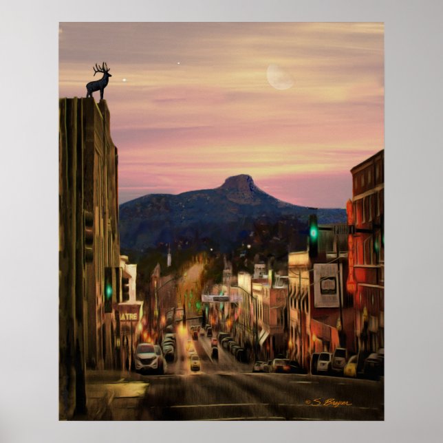 Poster Prescott Arizona Landmark "Prescott Art" (Frente)