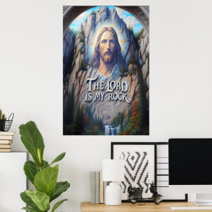 Poster Presença divina entre as montanhas