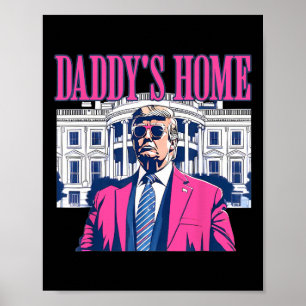 Poster Presente Conservador Republicano Pai Está em Casa 