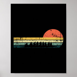 Poster Presente da Equipe de Barco de Remoção Engraçado d