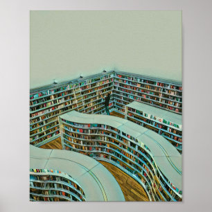Poster presente de amante de leitura legal