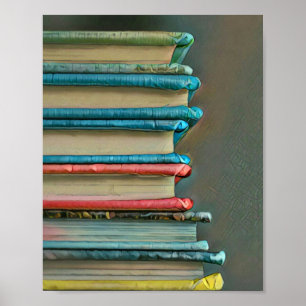 Poster Presente de amante de livros