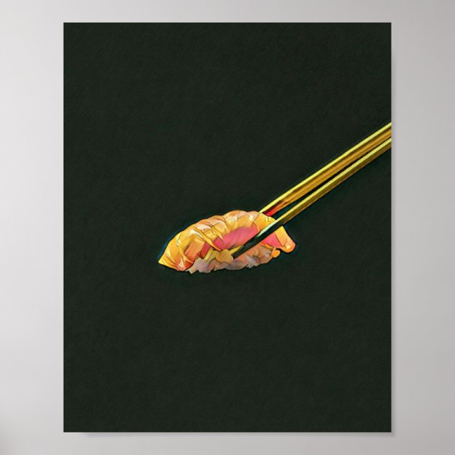 Poster Presente de amante Sushi (Frente)