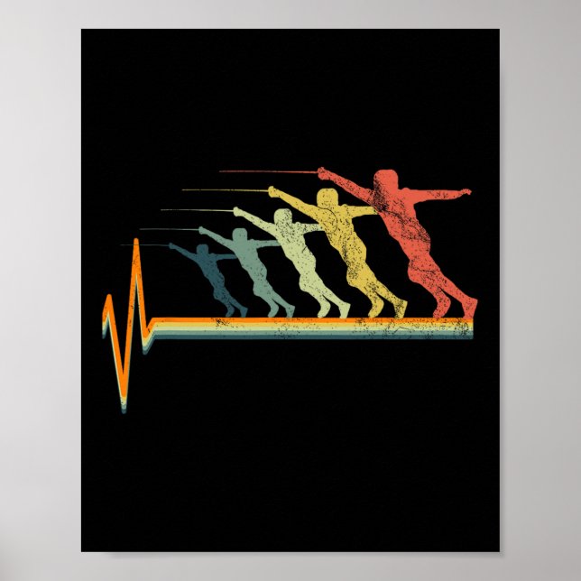 Poster Presente de amor com batimentos cardíacos vencidos (Frente)