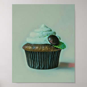 Poster presente de aniversário de sorvete