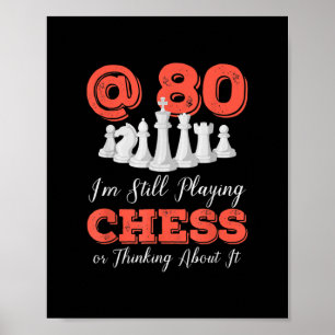 Poster Presente de Aniversário Engraçado 80 - Rainha do