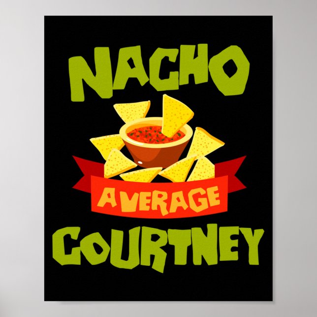 Poster Presente de aniversário engraçado com o nome Nacho (Frente)