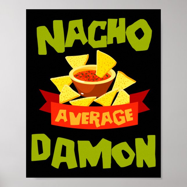 Poster Presente de aniversário engraçado nome nacho avera (Frente)
