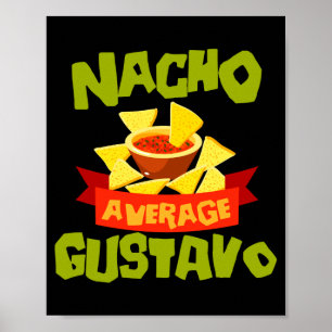 Poster Presente de aniversário engraçado nome nacho avera