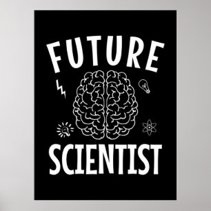 Poster Presente de aniversário Futuro cientista