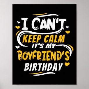 Poster Presente de aniversário que não posso manter calma