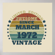 Presente de aniversário vintage personalizado