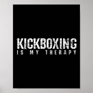 Poster Presente de Artes de Material de Boxe de Kickboxin