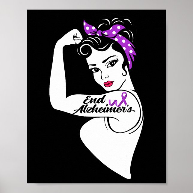 Poster Presente de Bandana Feminina com Laço Roxo Forte d (Frente)