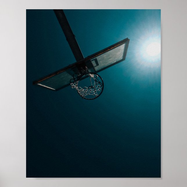 Poster Presente de basquete (Frente)