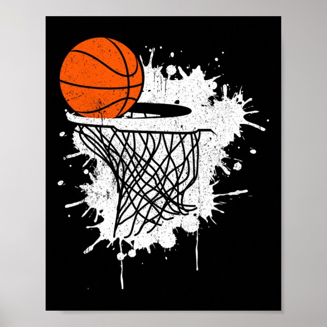 Poster Presente De Basquete Para Jogadores De Treinador M (Frente)