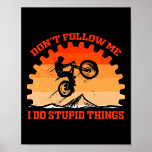 Poster Presente de bicicleta engraçado para amante de cic