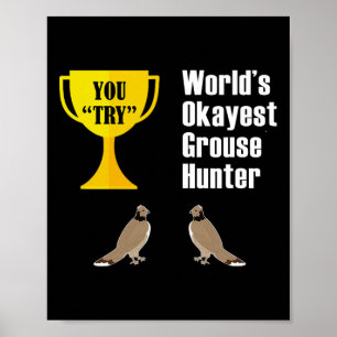 Poster Presente de caça de grupo - Caçador de Okayest eng