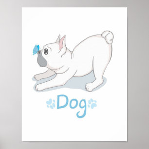 Poster Presente de Cachorro Gelado Cachorro Engraçado