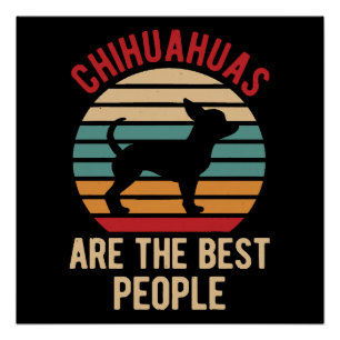 Pôster Presente de Cachorros Chihuahua Engraçados