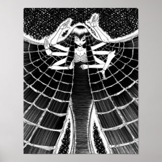 Poster Presente de canvas de aranha para amante de aranha
