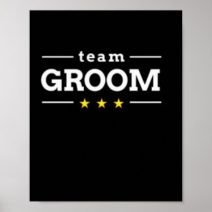 Poster Presente de Casamento Grupo de Equipe