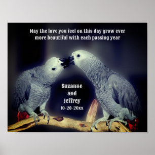 Poster Presente de Casamento Personalizado Bonito para Pa