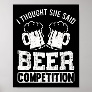 Poster Presente de cerveja engraçado para homens, pai, to