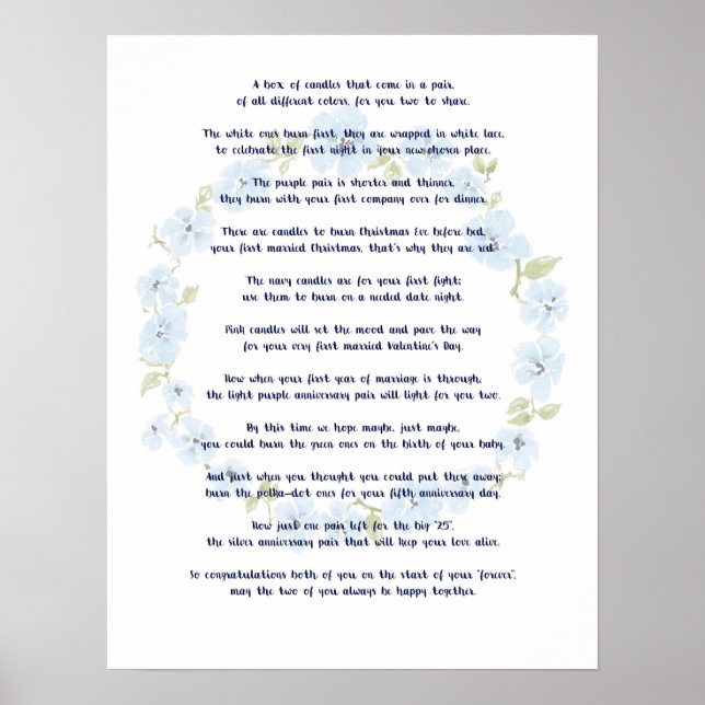 Poster Presente de chá de panela - Inserção da Caixa de V (Frente)