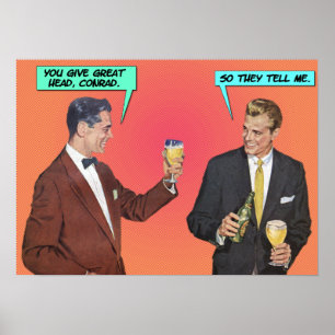 Pôster Presente de Conrad [poster gay engraçada]