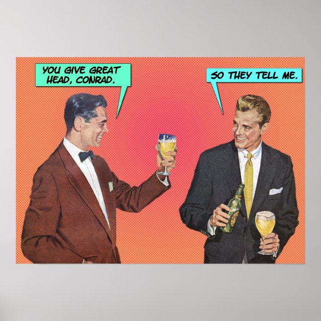 Pôster Presente de Conrad [poster gay engraçada] (Frente)