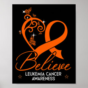 Poster Presente de Consciência da Leucemia Esperança