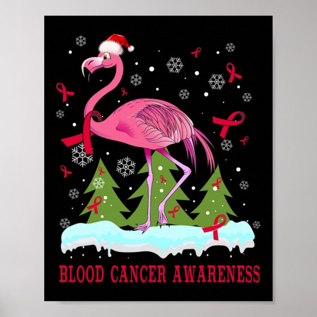 Poster Presente de Conscientização sobre Câncer de Sangue (Frente)