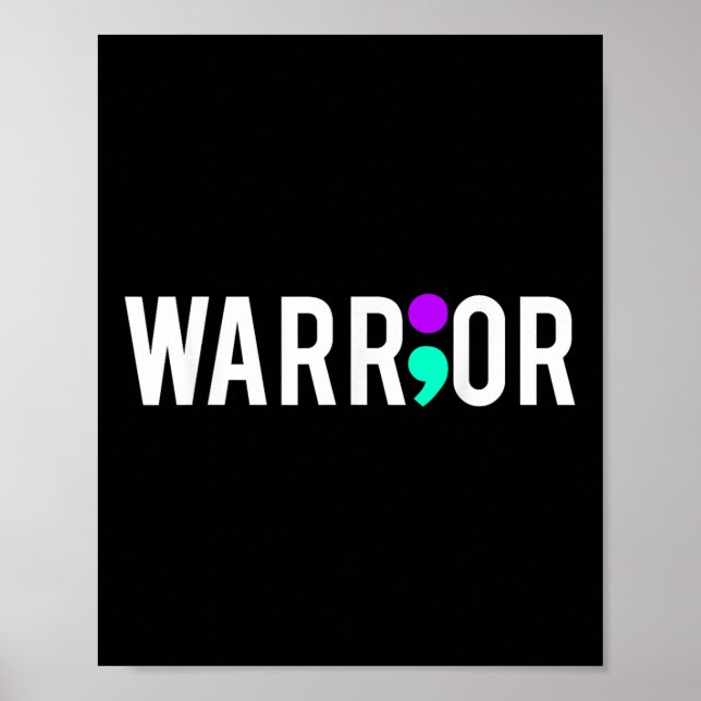 Poster Presente de Design do Guerreiro de Sensibilização  (Frente)