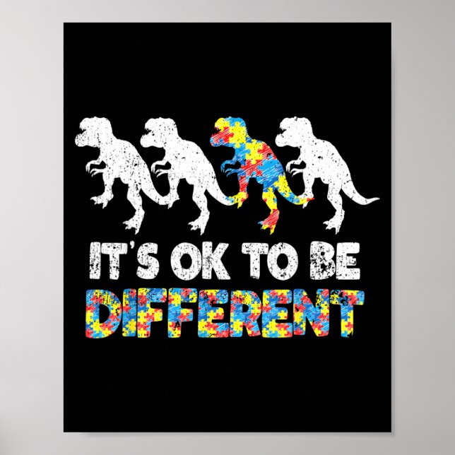 Poster Presente de Dinossauro de Consciência Au Seja Dife (Frente)