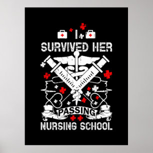 Poster Presente de Enfermeira Sobreviveu À Sua Enfermag
