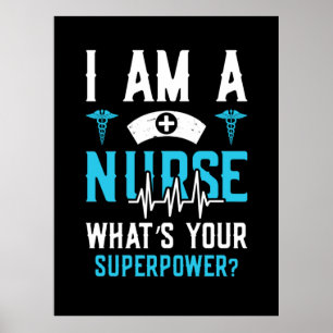 Poster Presente de Enfermeira   Sou Uma Enfermeira Que É 