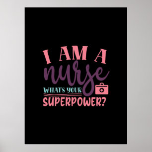 Poster Presente de Enfermeira   Sou Uma Enfermeira Que É 