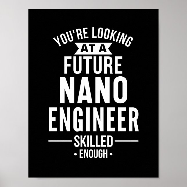Poster presente de engenheiro NANO (Frente)
