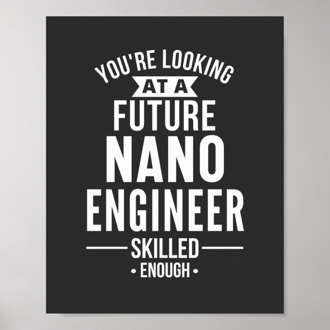 Poster presente de engenheiro NANO (Frente)