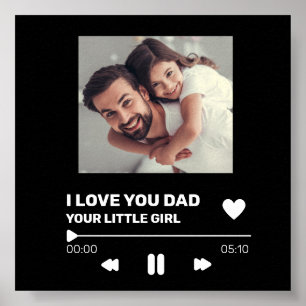 Poster Presente de exibição de registro personalizado