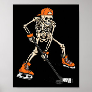 Poster Presente de Fantasia de Halloween de Hóquei no Gel