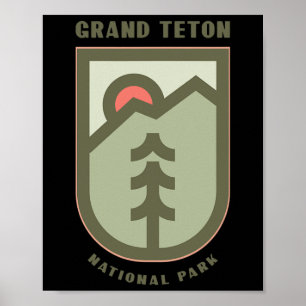 Poster Presente de Férias Familiares - Grand Teton Nation