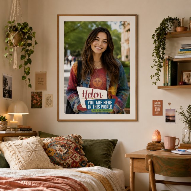 Poster Presente de Foto Personalizada e Inspiradora (Personalized Uplifting Photo Gift)