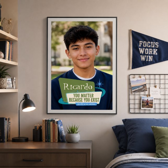 Poster Presente de Foto Personalizado Você Importa (Criador carregado)
