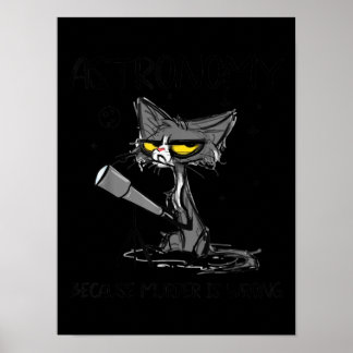 Poster Presente de Gato-Pão | Presente Para Gato De Pó