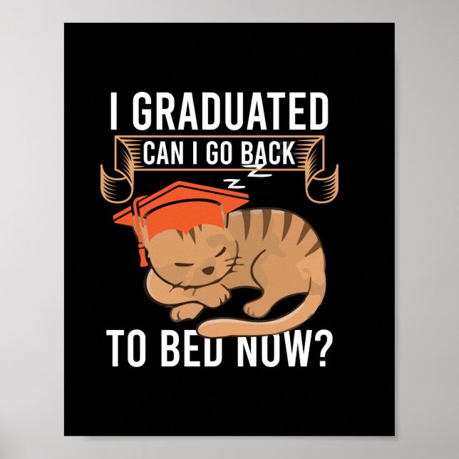 Poster Presente de Graduação | Eu Me Formei Posso Voltar (Frente)