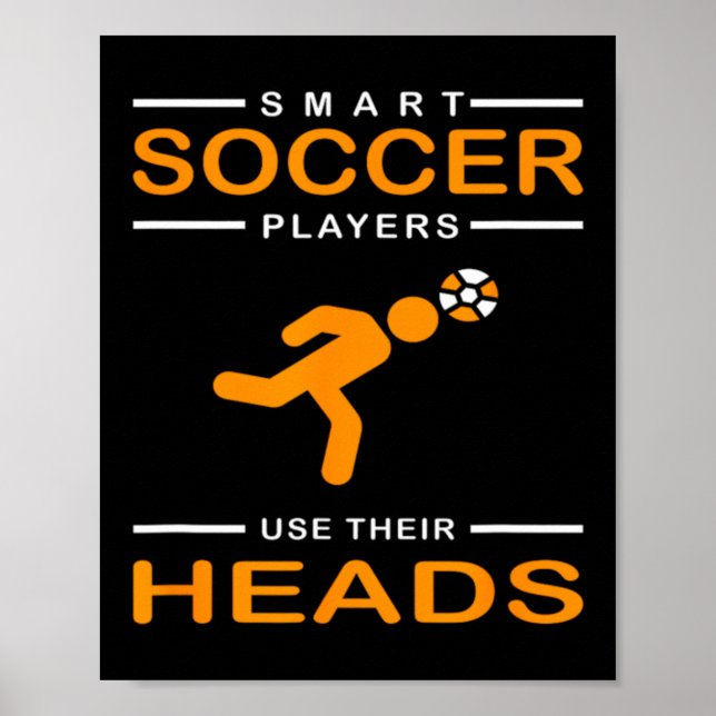 Poster Presente de Humor Desenho Engraçado de Futebol (Frente)