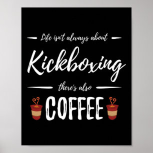 Poster Presente de Ideia Engraçada de Kickboxing para Beb